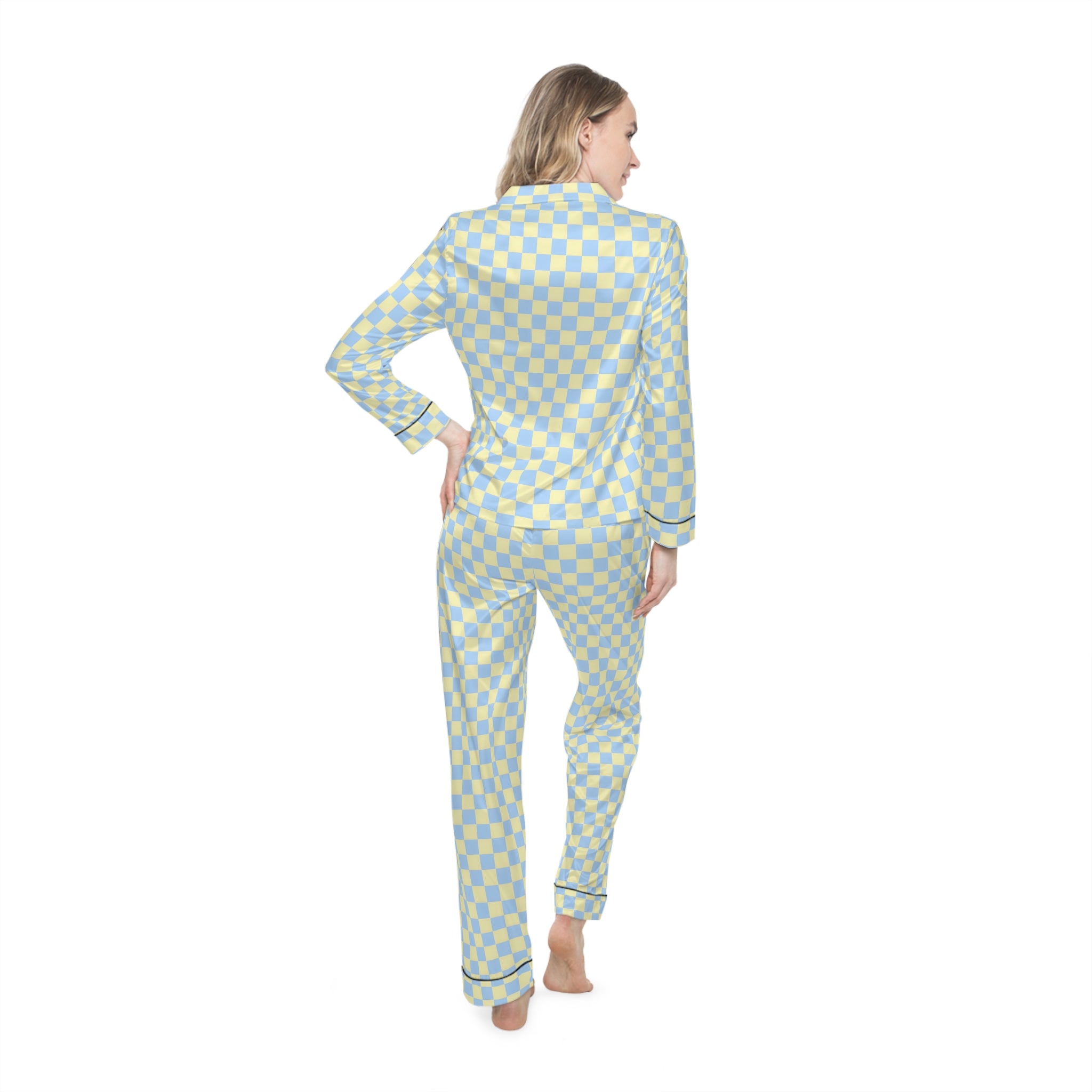 ROSEFOLD Satin Pajamas Set