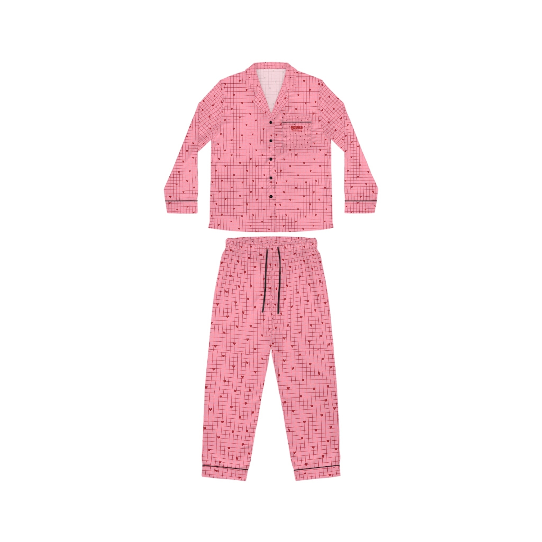ROSEFOLD Satin Pajamas Set