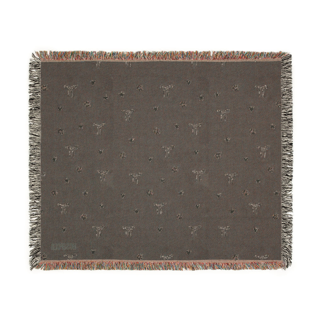 ROSEFOLD Woven Throw Blanket