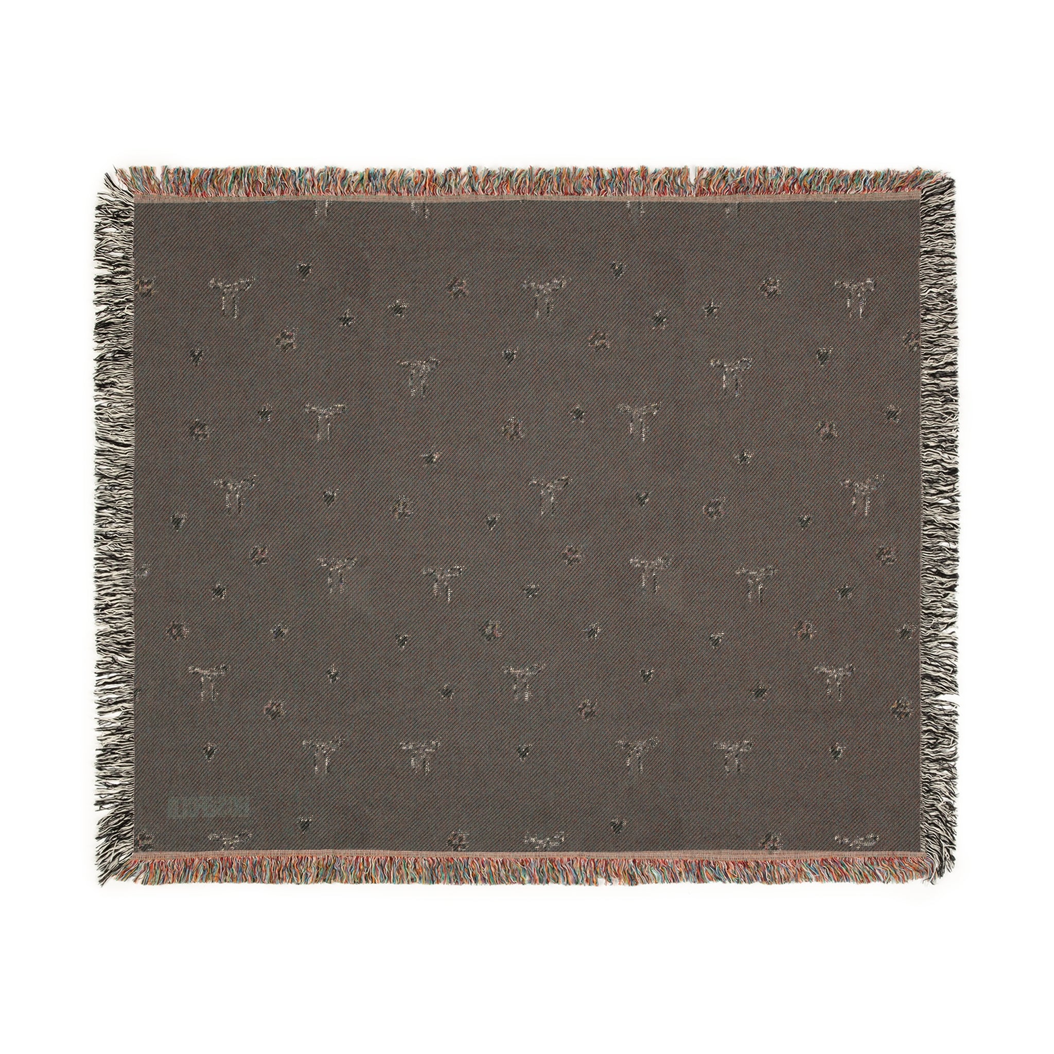 ROSEFOLD Woven Throw Blanket