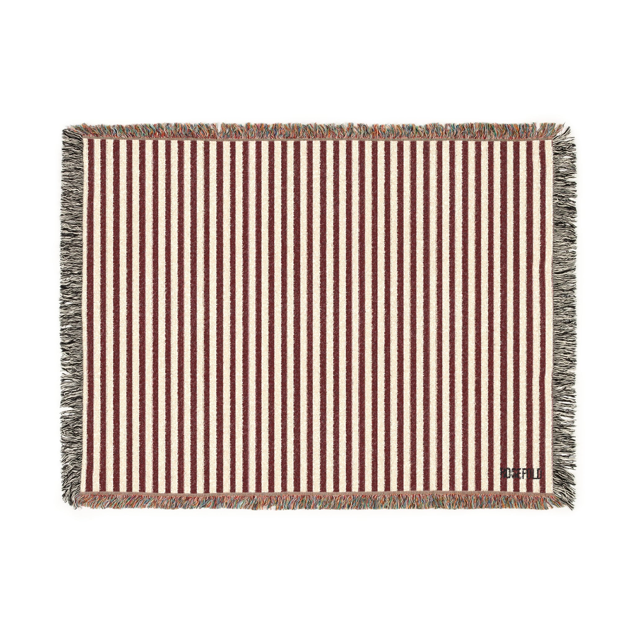 ROSEFOLD Woven Throw Blanket