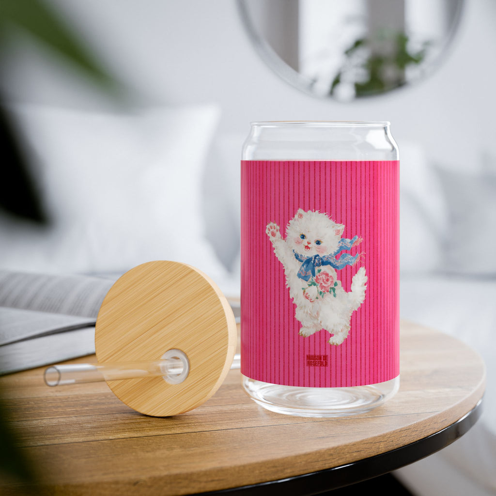 ROSEFOLD Vintage Glass Jar 16oz