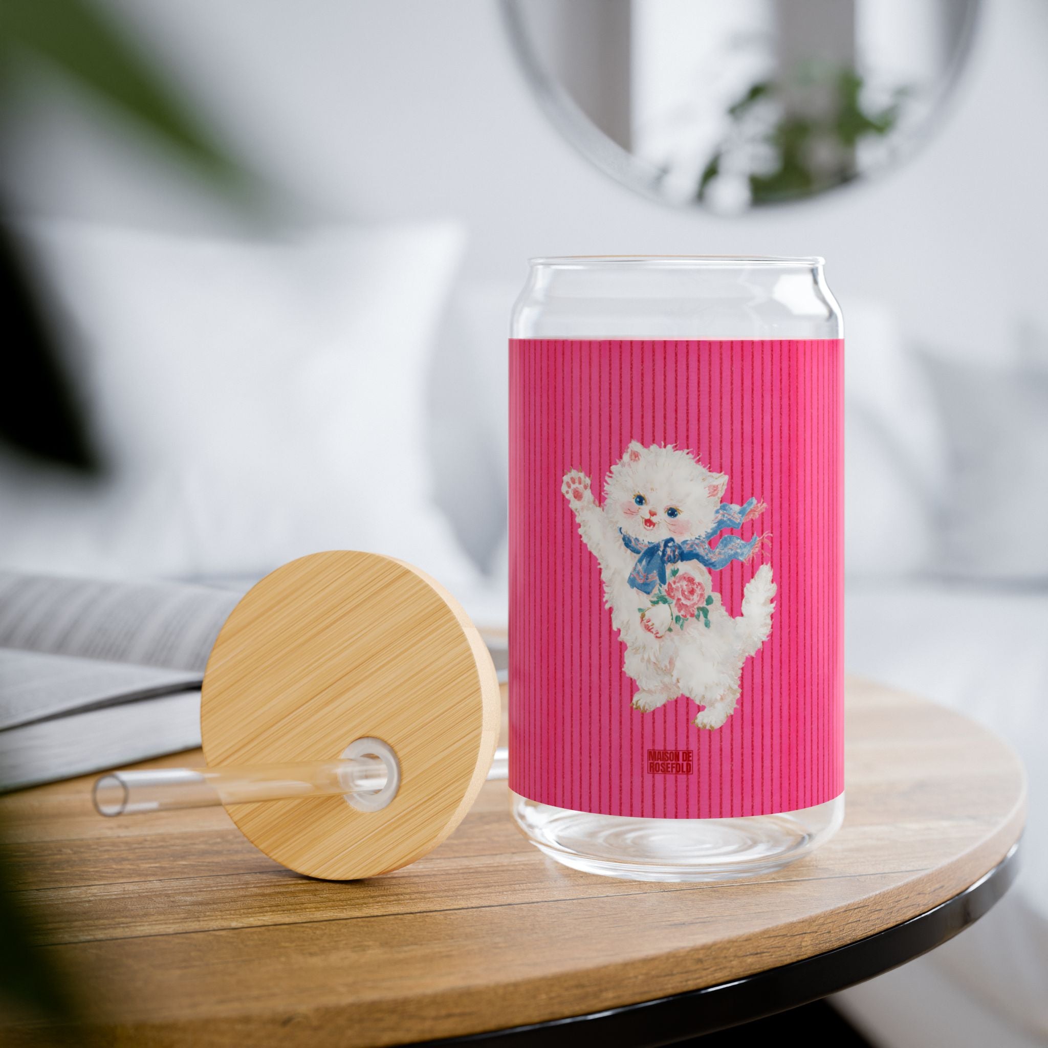 ROSEFOLD Vintage Glass Jar 16oz