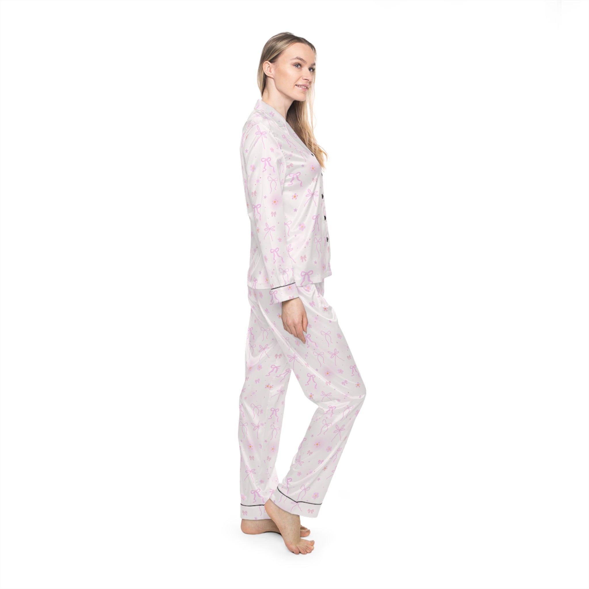 ROSEFOLD Satin Pajamas Set