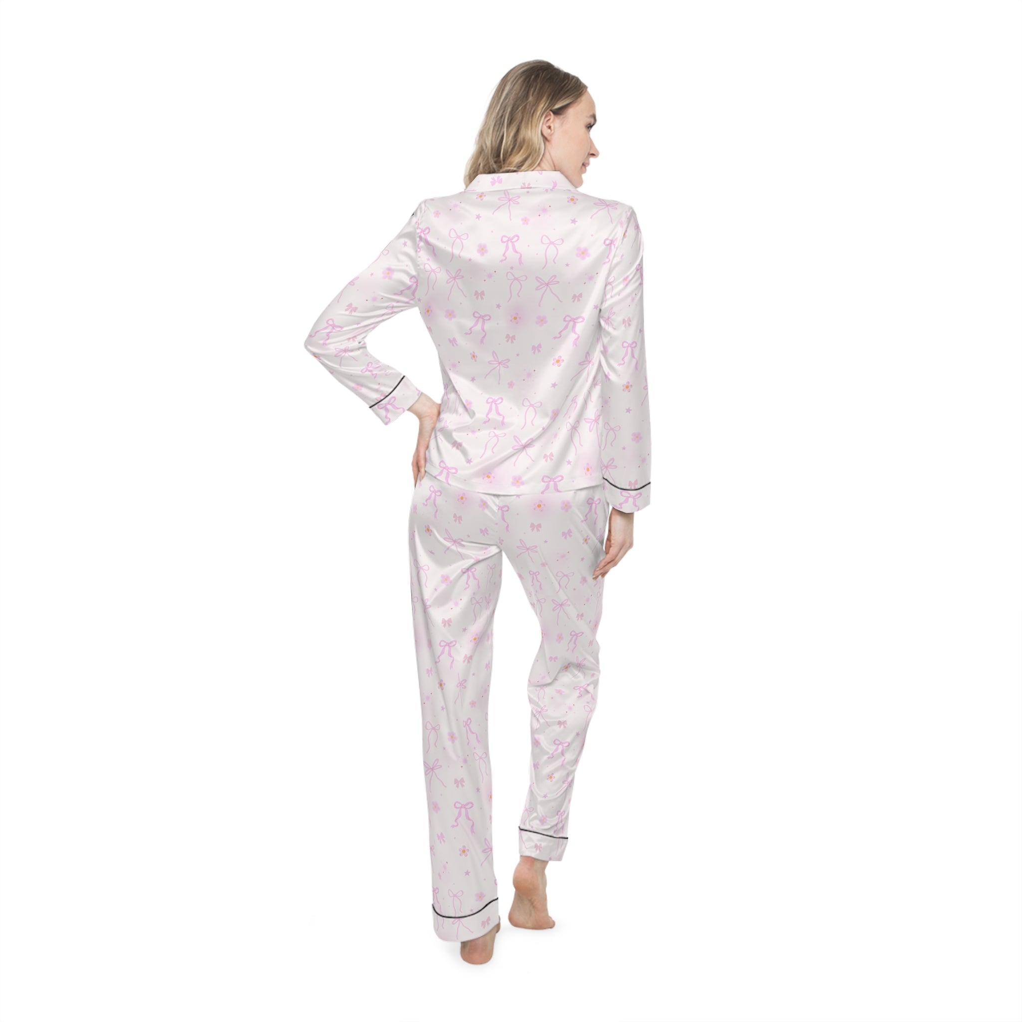 ROSEFOLD Satin Pajamas Set