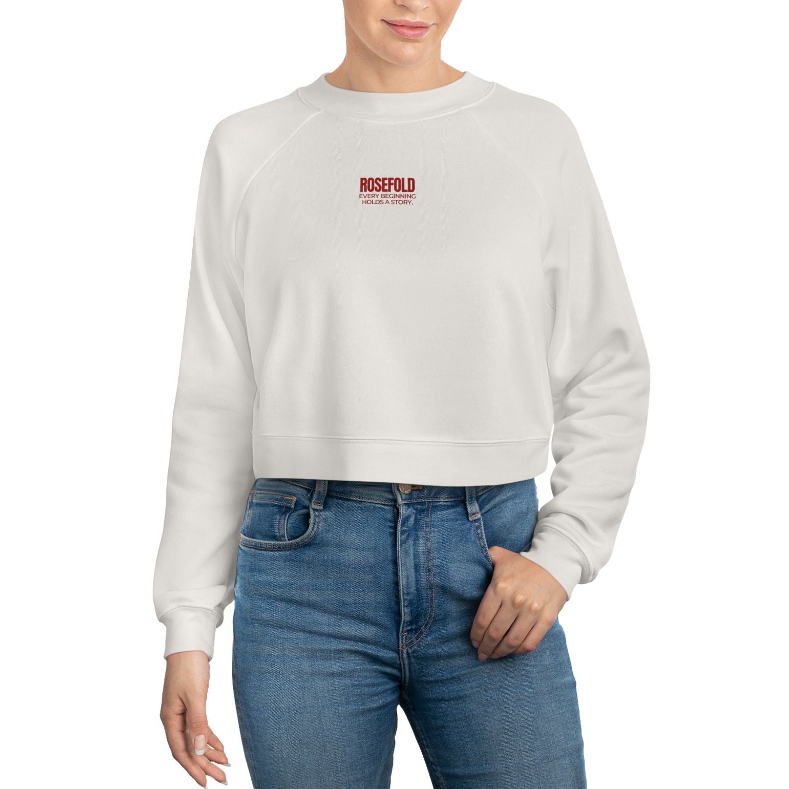 ROSEFOLD Cropped Fleece Pullover
