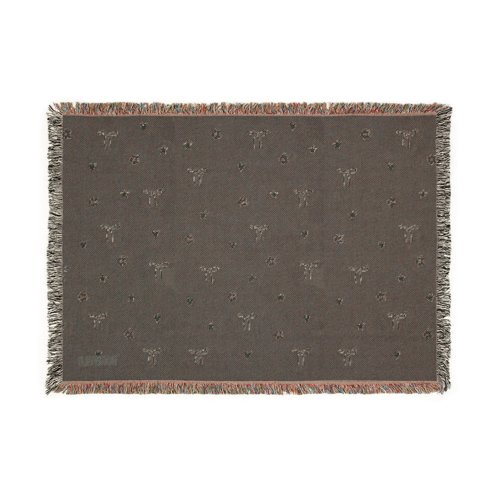 ROSEFOLD Woven Throw Blanket