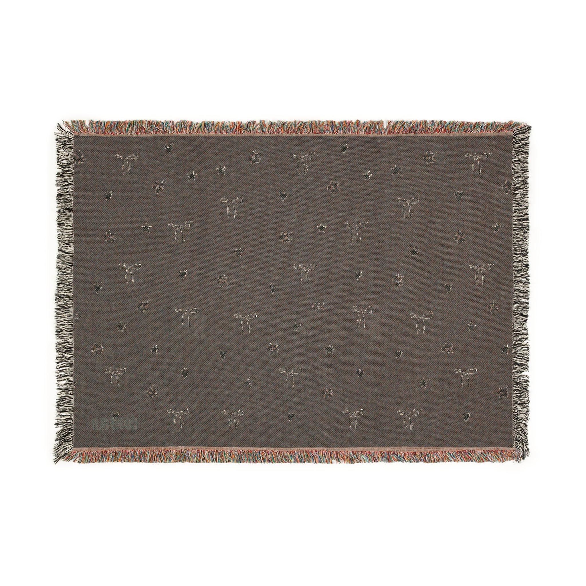ROSEFOLD Woven Throw Blanket