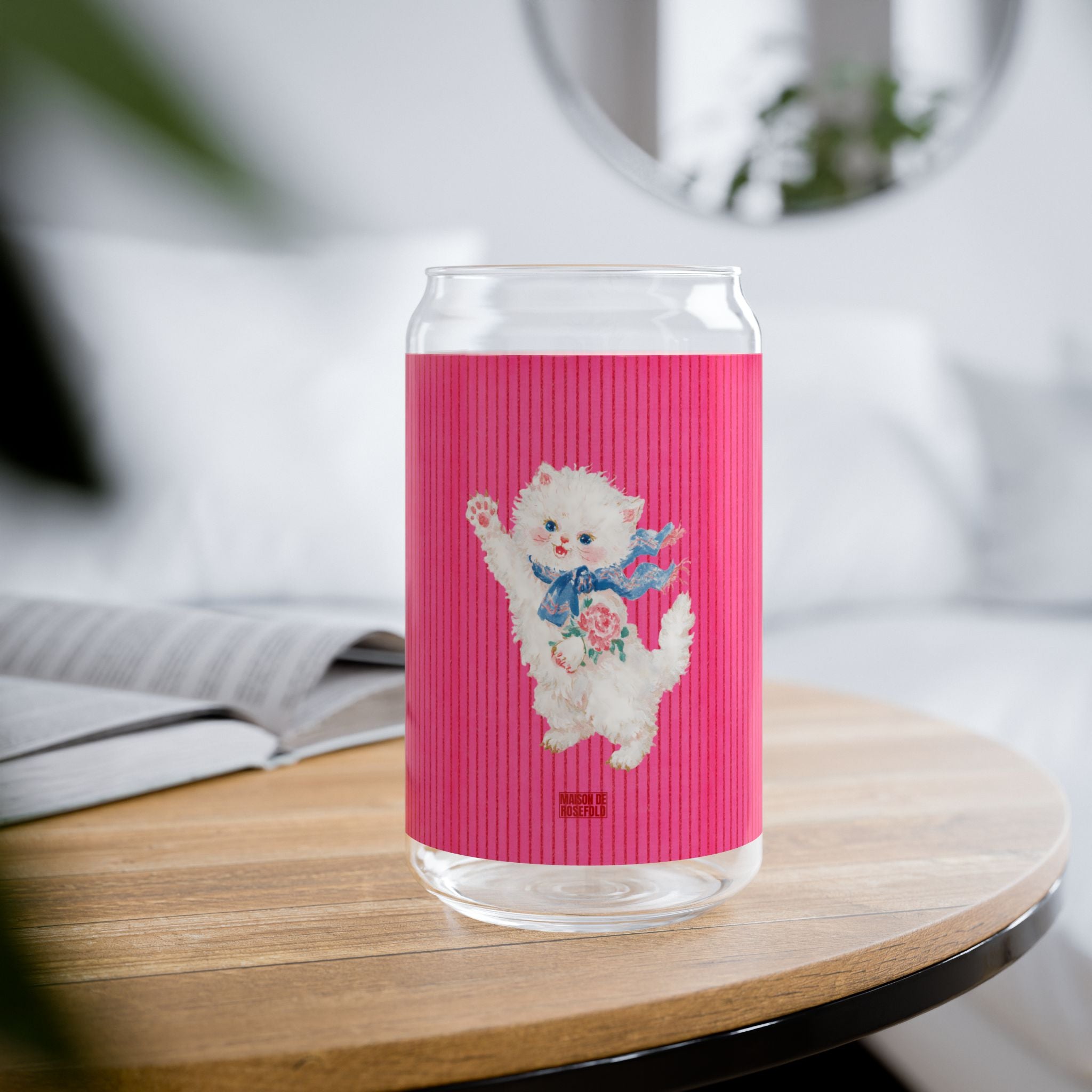 ROSEFOLD Vintage Glass Jar 16oz