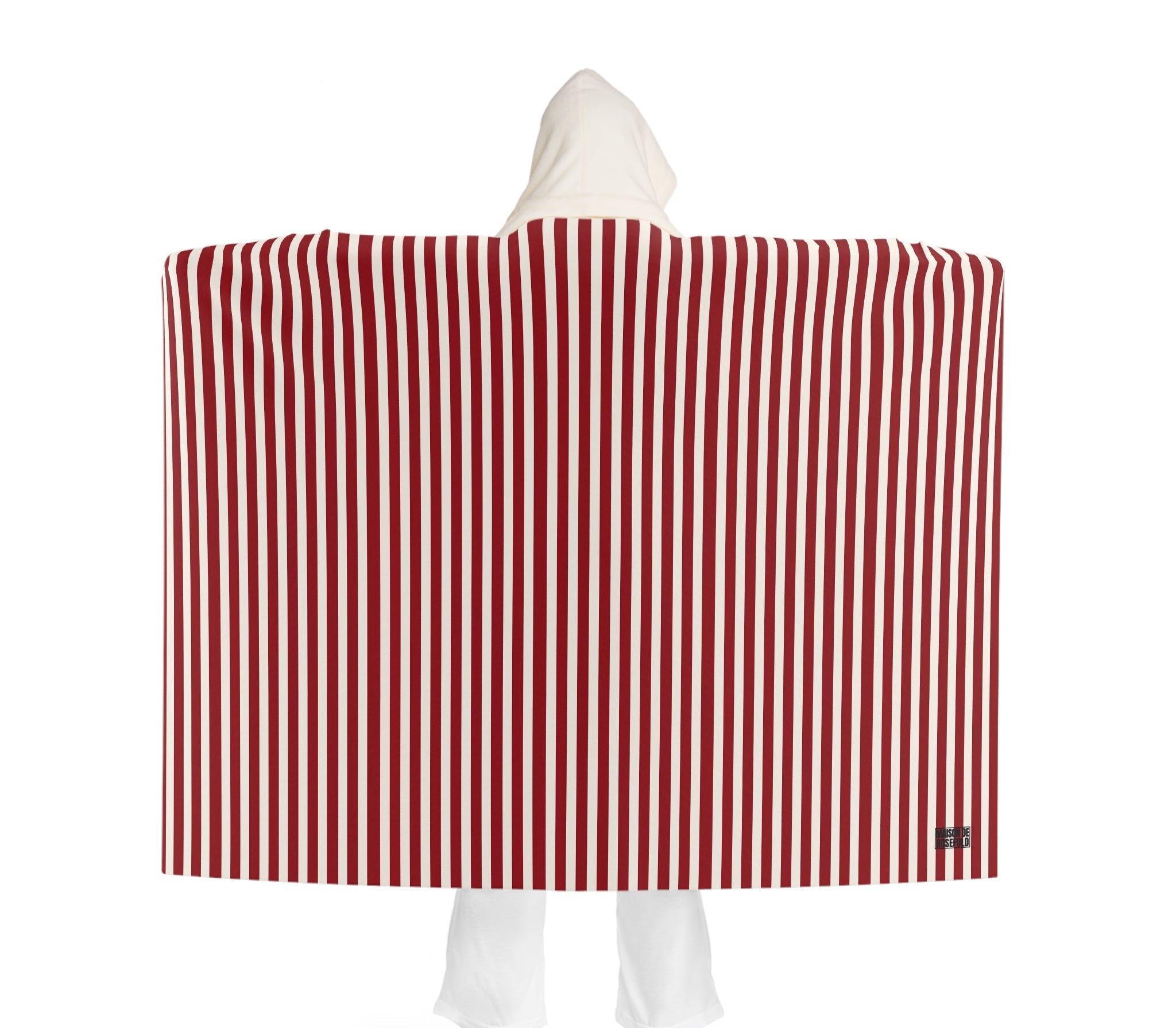 ROSEFOLD Hooded Sherpa Fleece Blanket