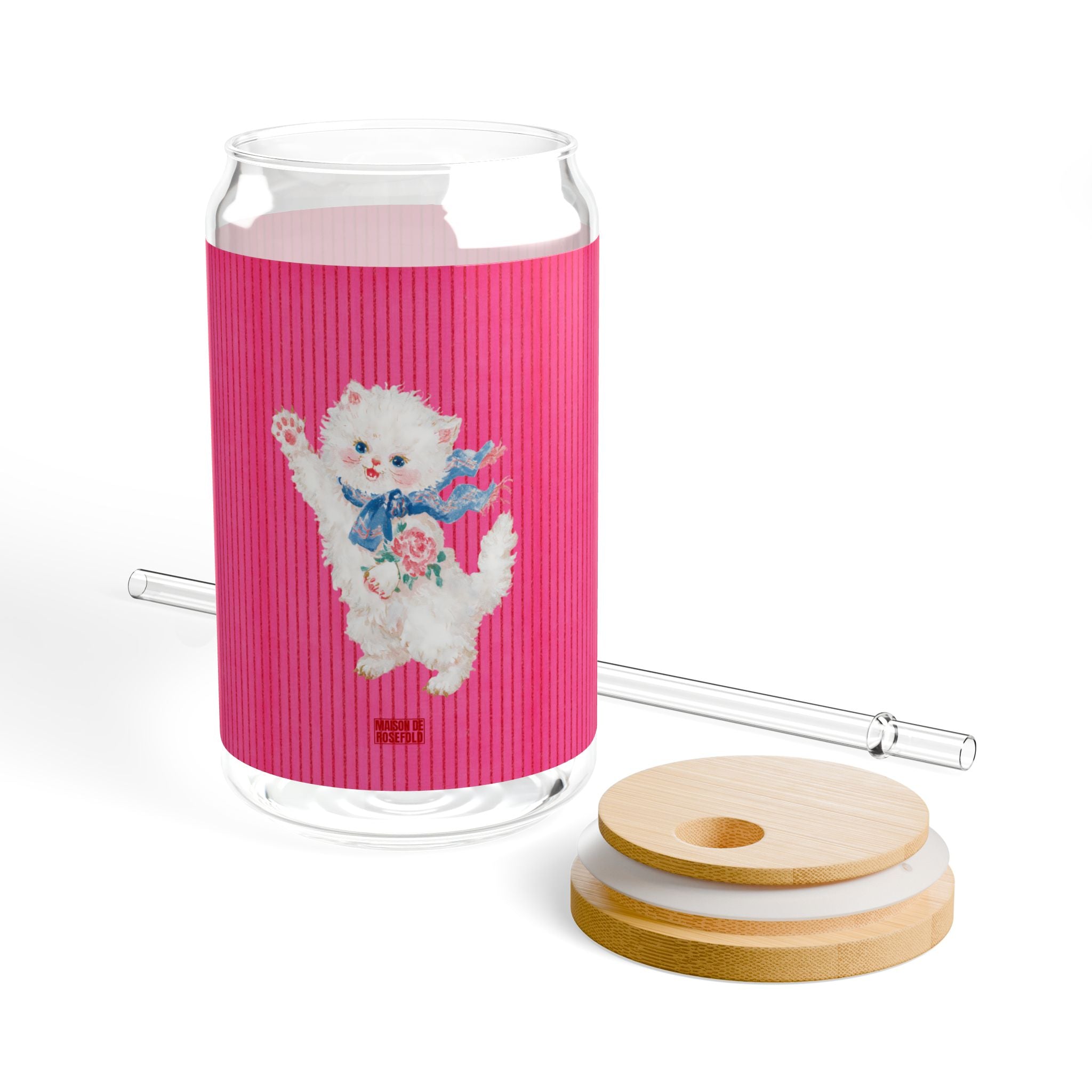 ROSEFOLD Vintage Glass Jar 16oz