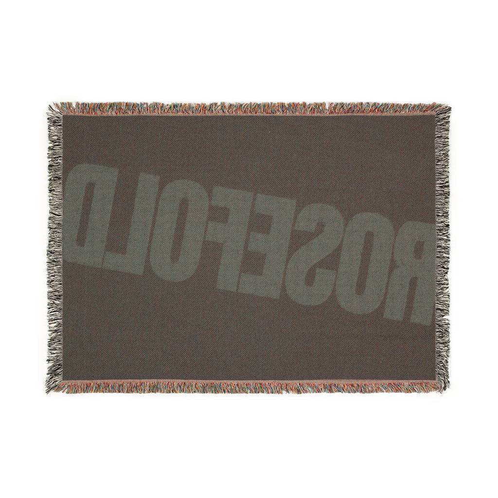 ROSEFOLD Woven Throw Blanket