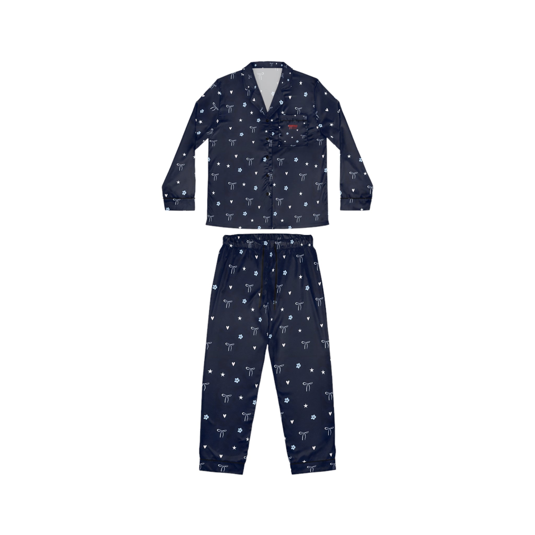 ROSEFOLD Satin Pajamas Set
