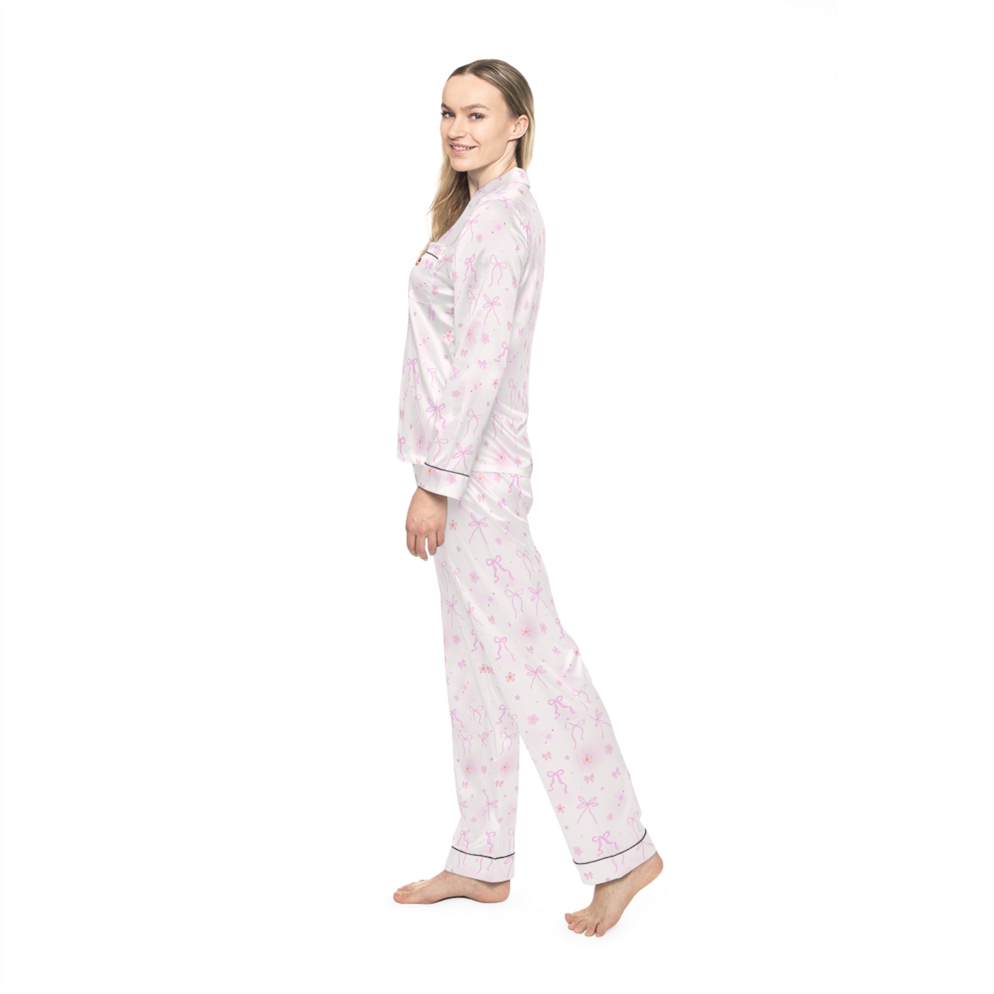 ROSEFOLD Satin Pajamas Set