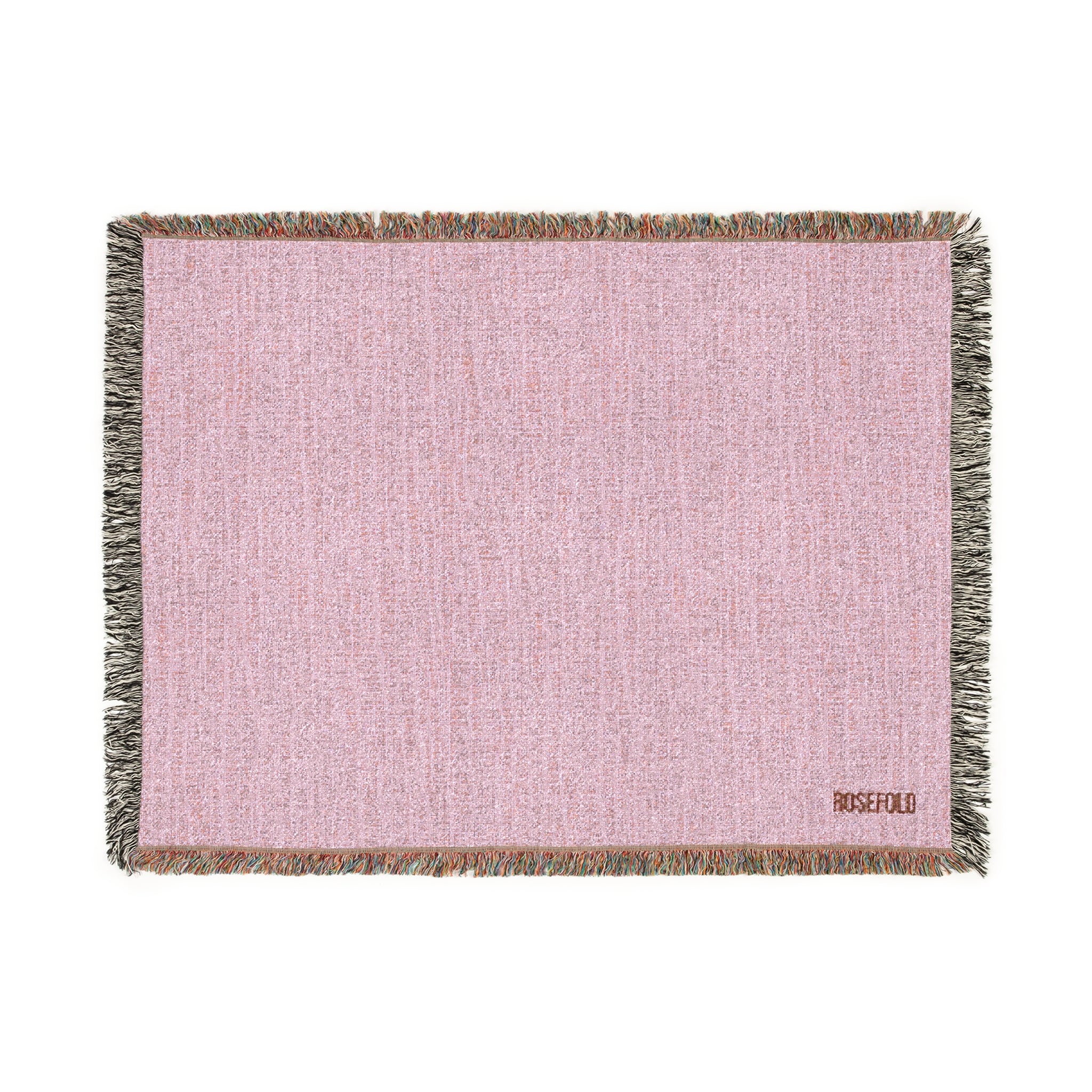 ROSEFOLD Woven Throw Blanket