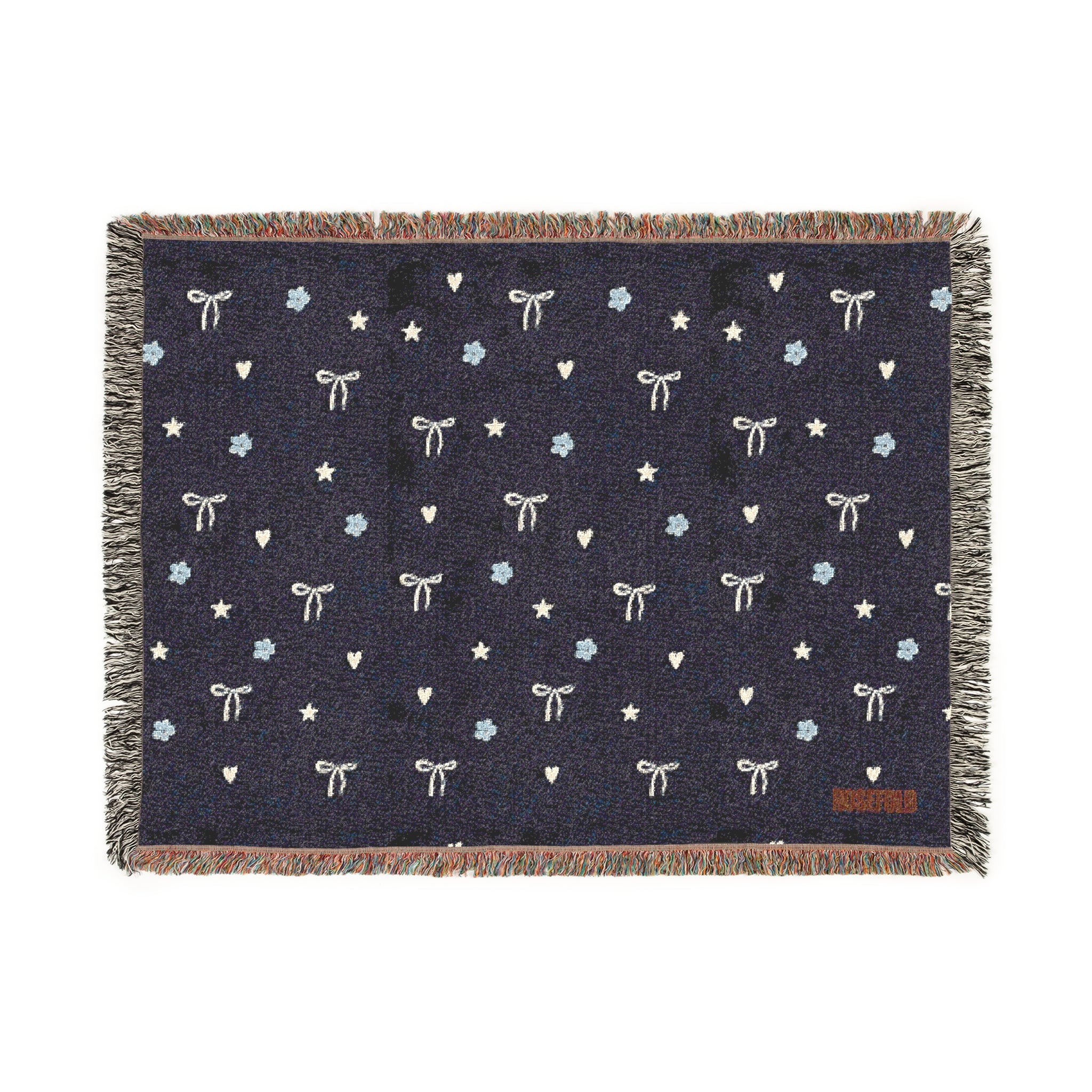 ROSEFOLD Woven Throw Blanket