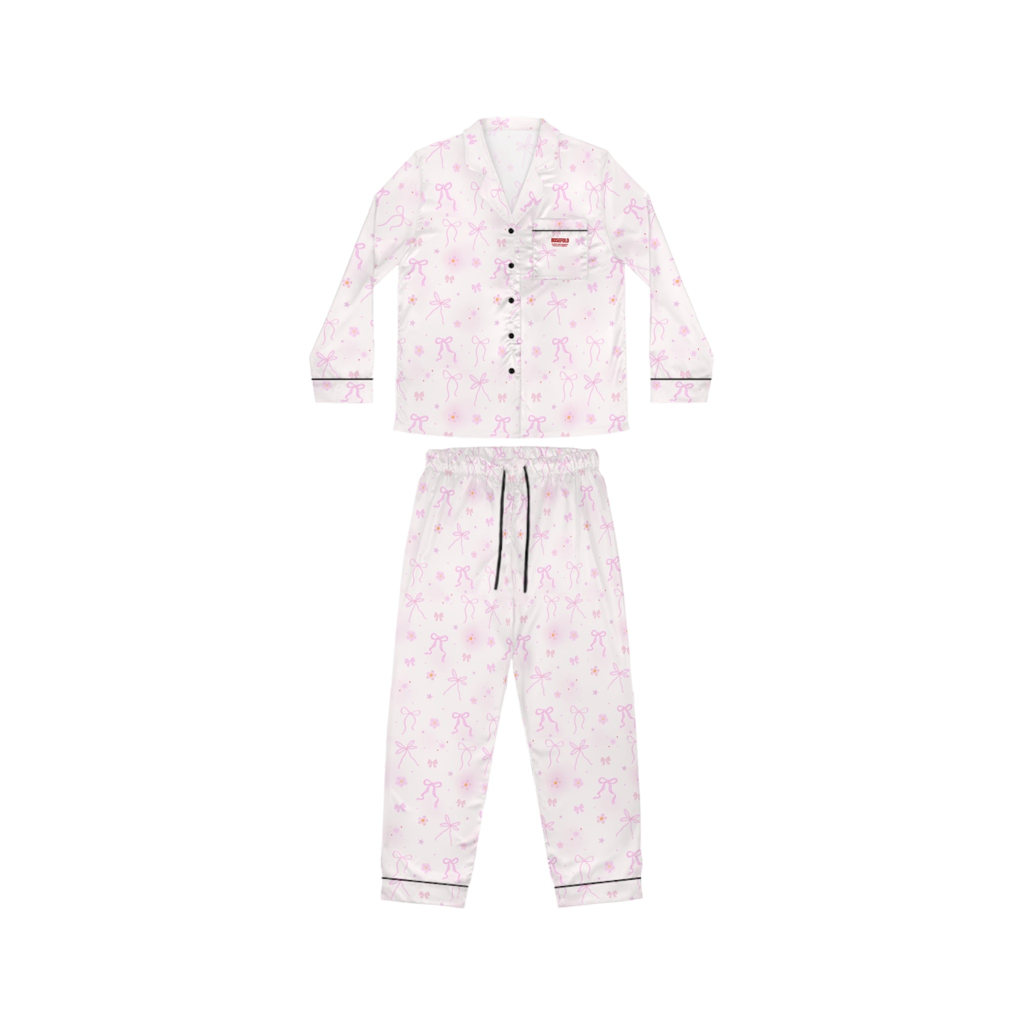ROSEFOLD Satin Pajamas Set