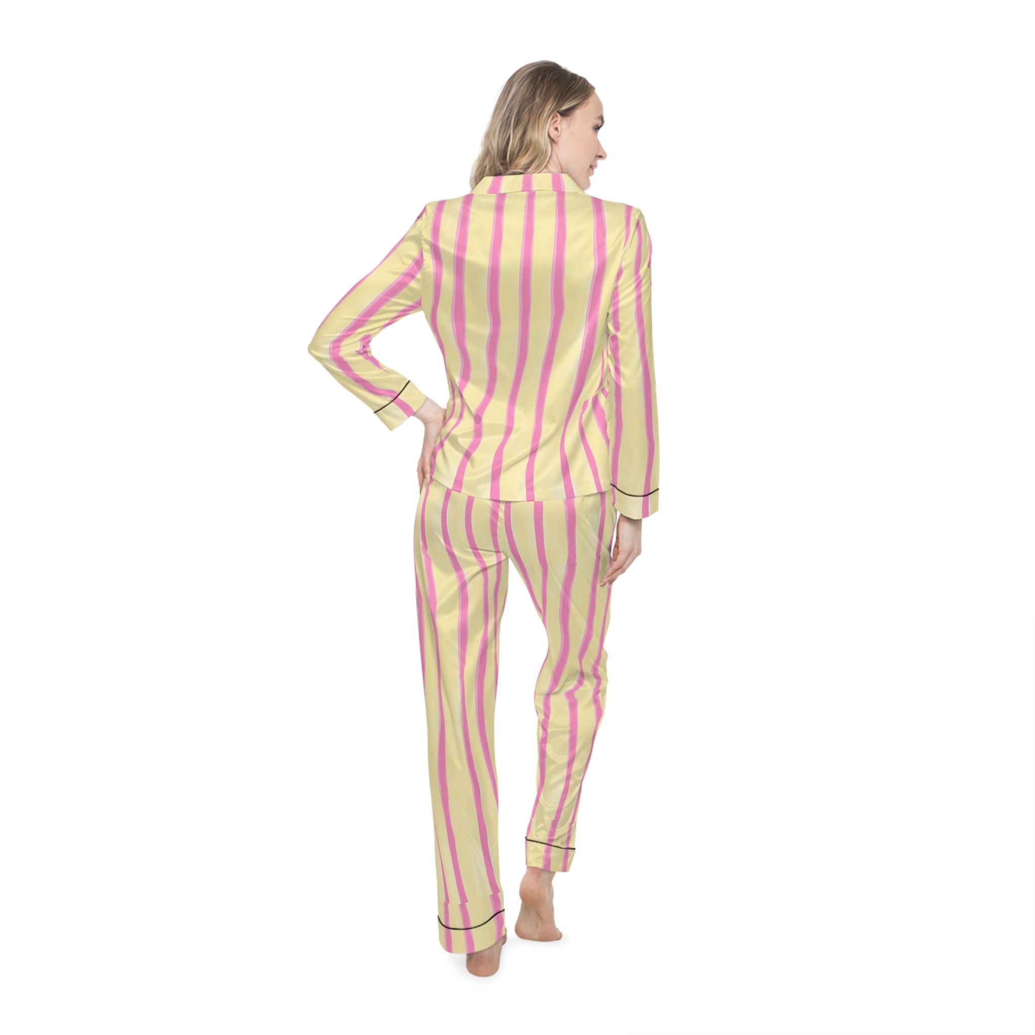 ROSEFOLD Satin Pajamas Set