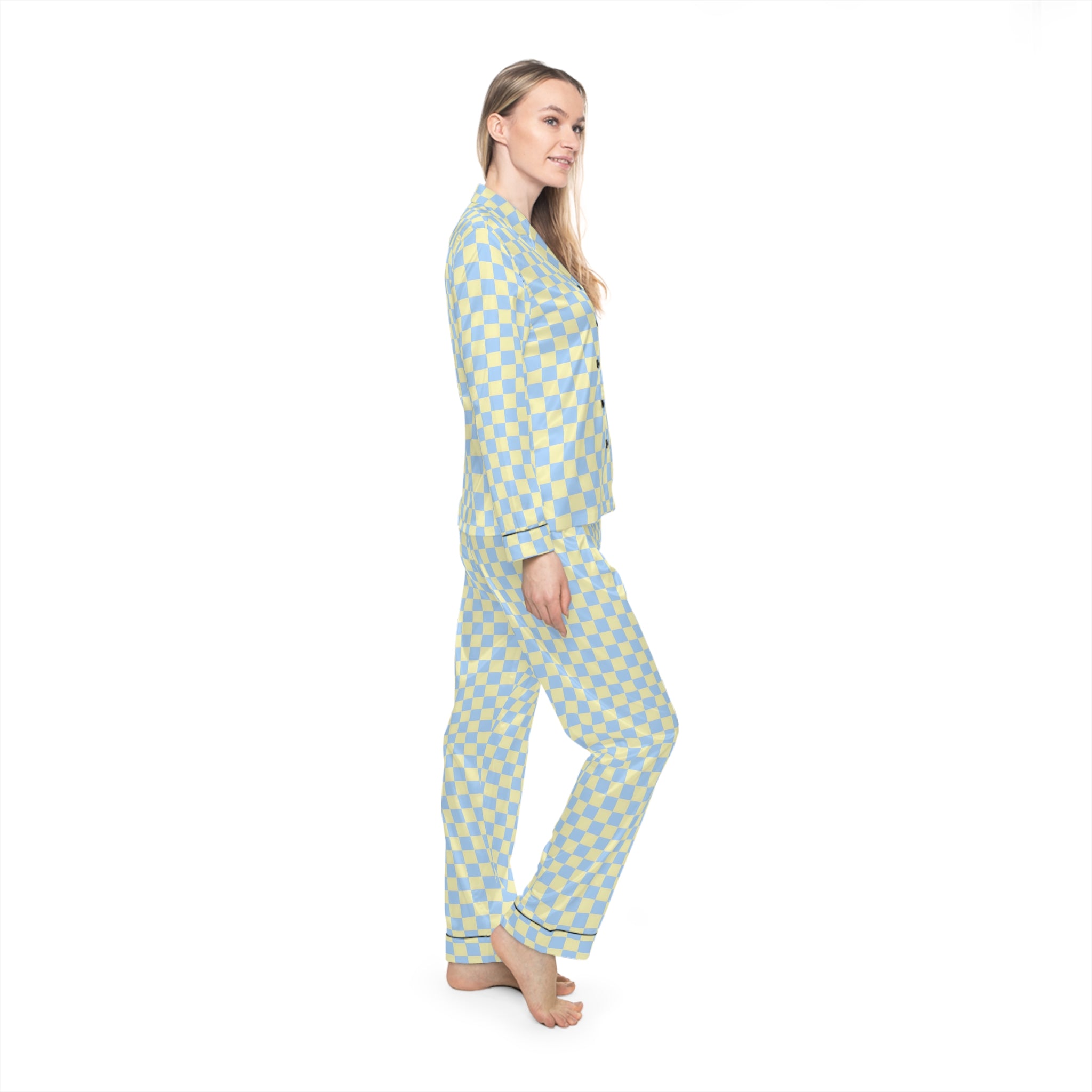 ROSEFOLD Satin Pajamas Set