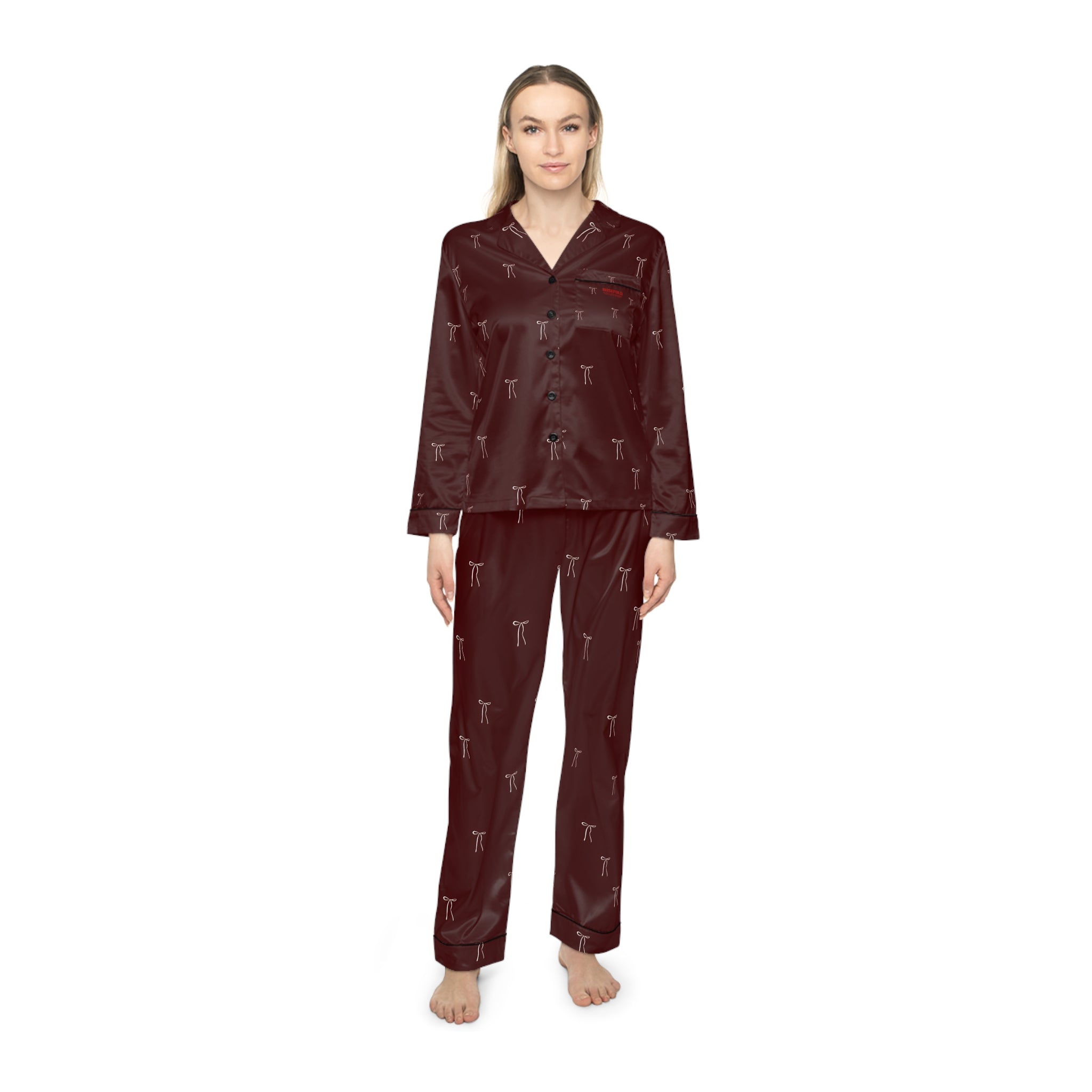 ROSEFOLD Satin Pajamas Set