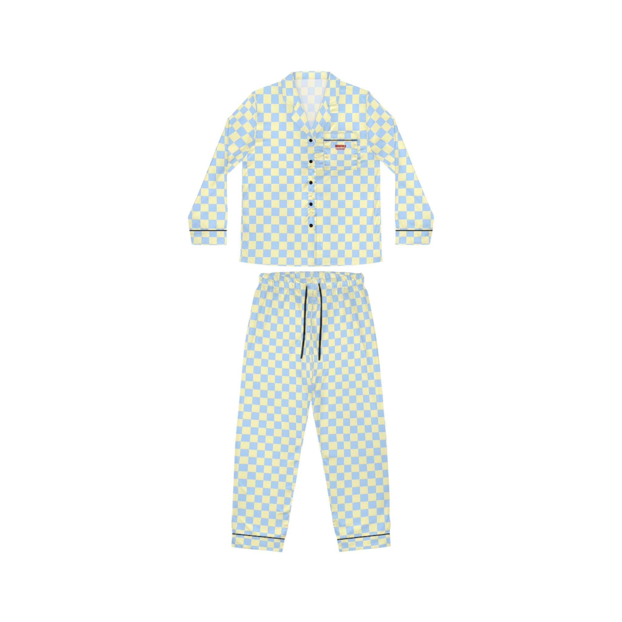 ROSEFOLD Satin Pajamas Set