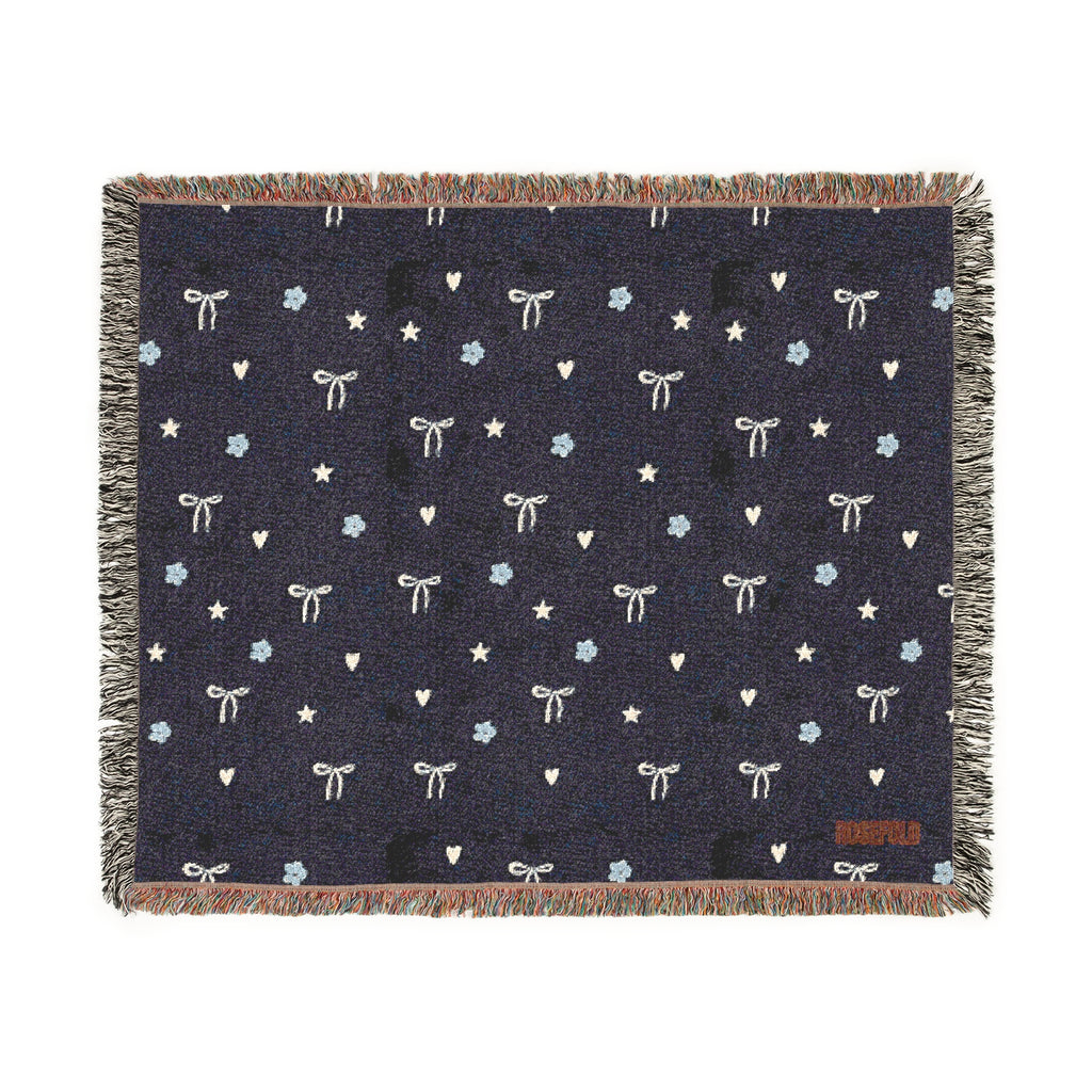 ROSEFOLD Woven Throw Blanket