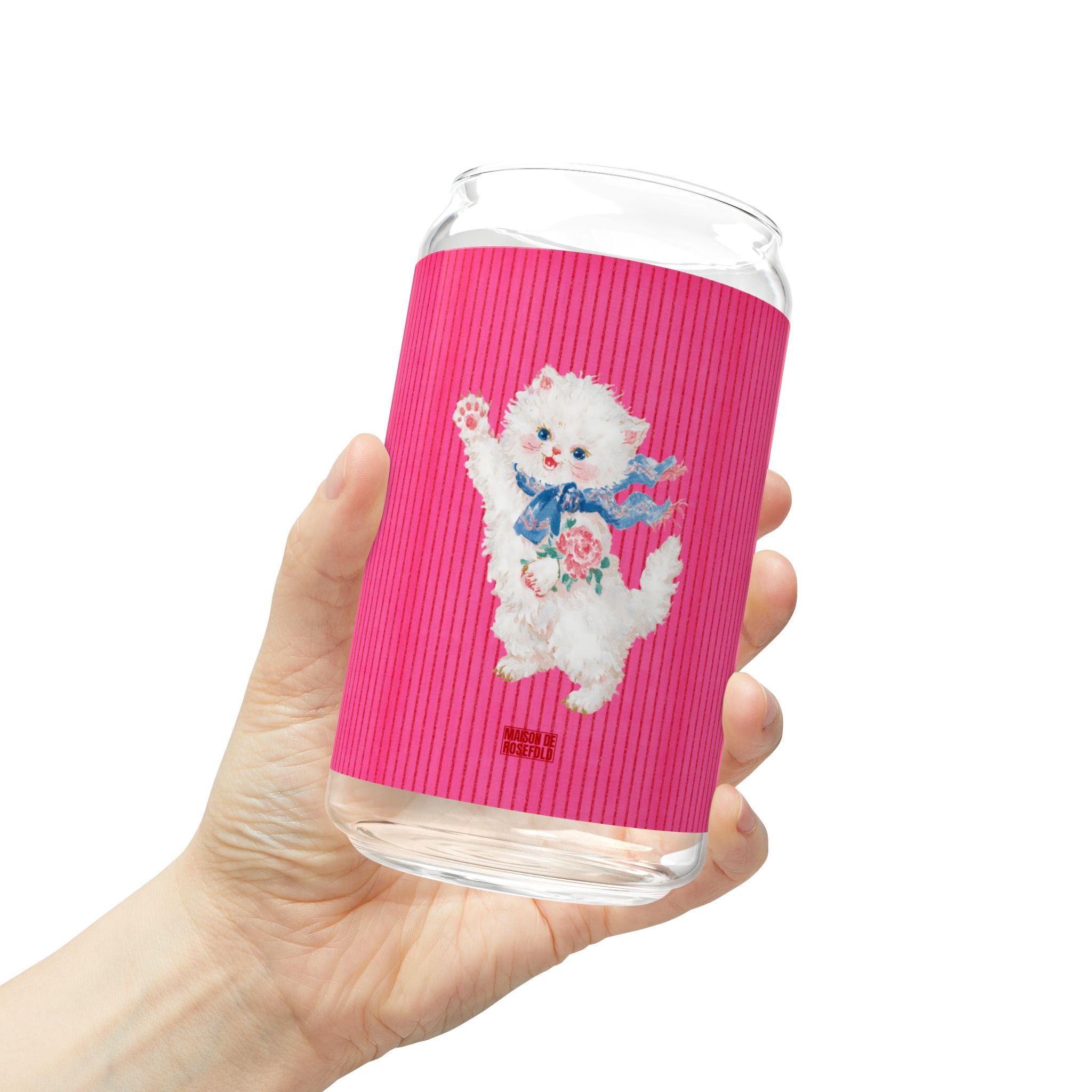 ROSEFOLD Vintage Glass Jar 16oz