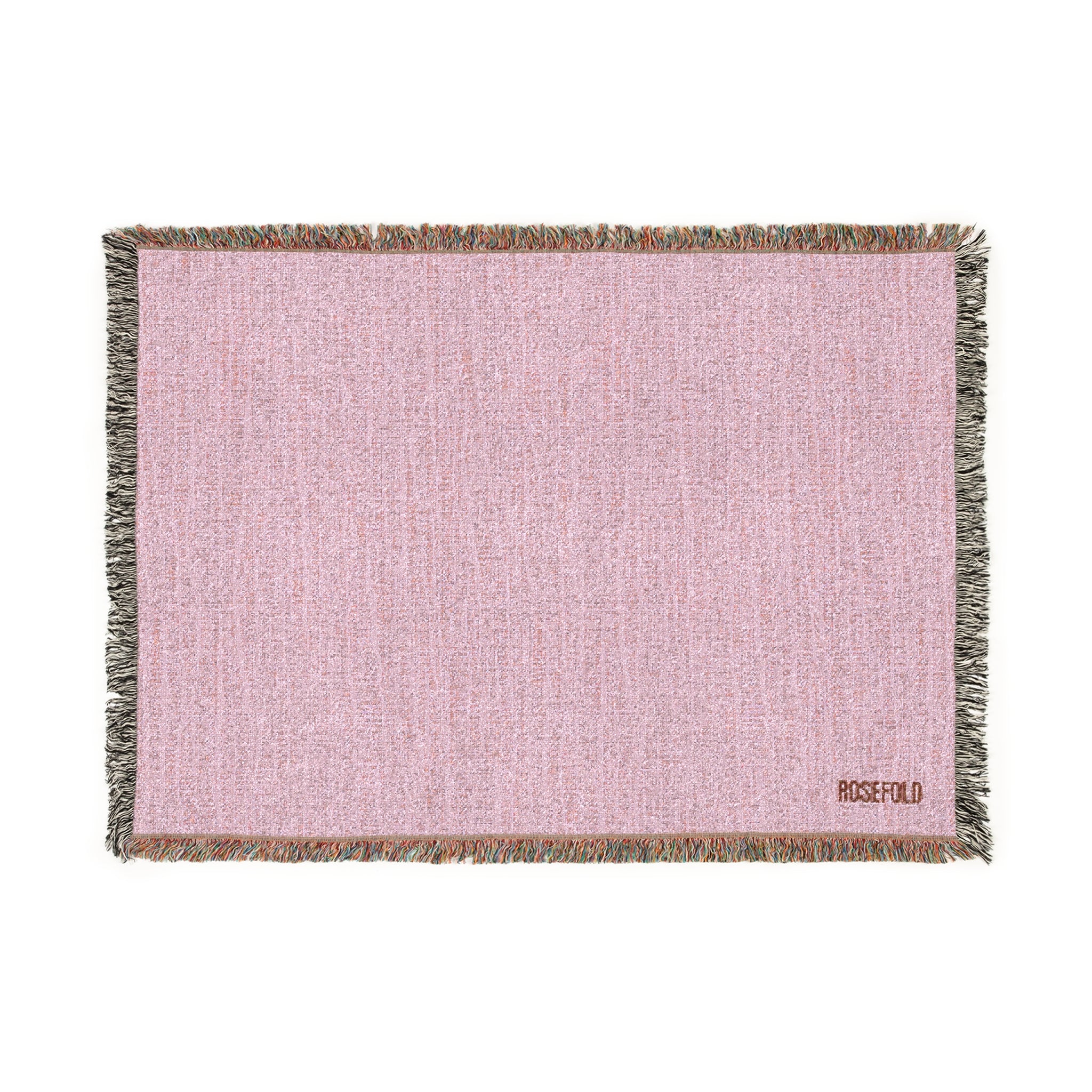 ROSEFOLD Woven Throw Blanket