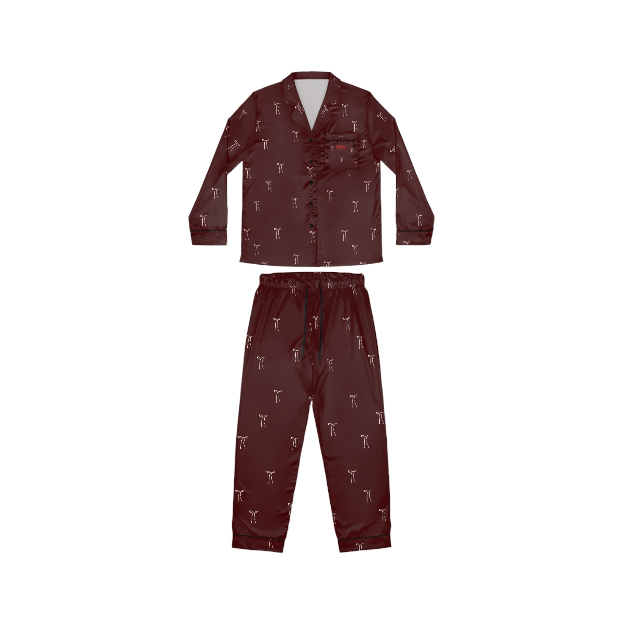 ROSEFOLD Satin Pajamas Set