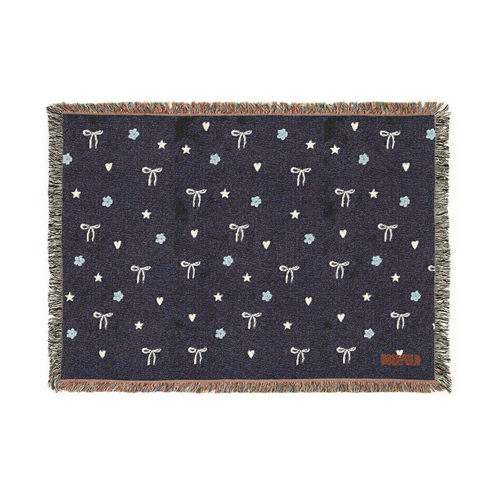 ROSEFOLD Woven Throw Blanket