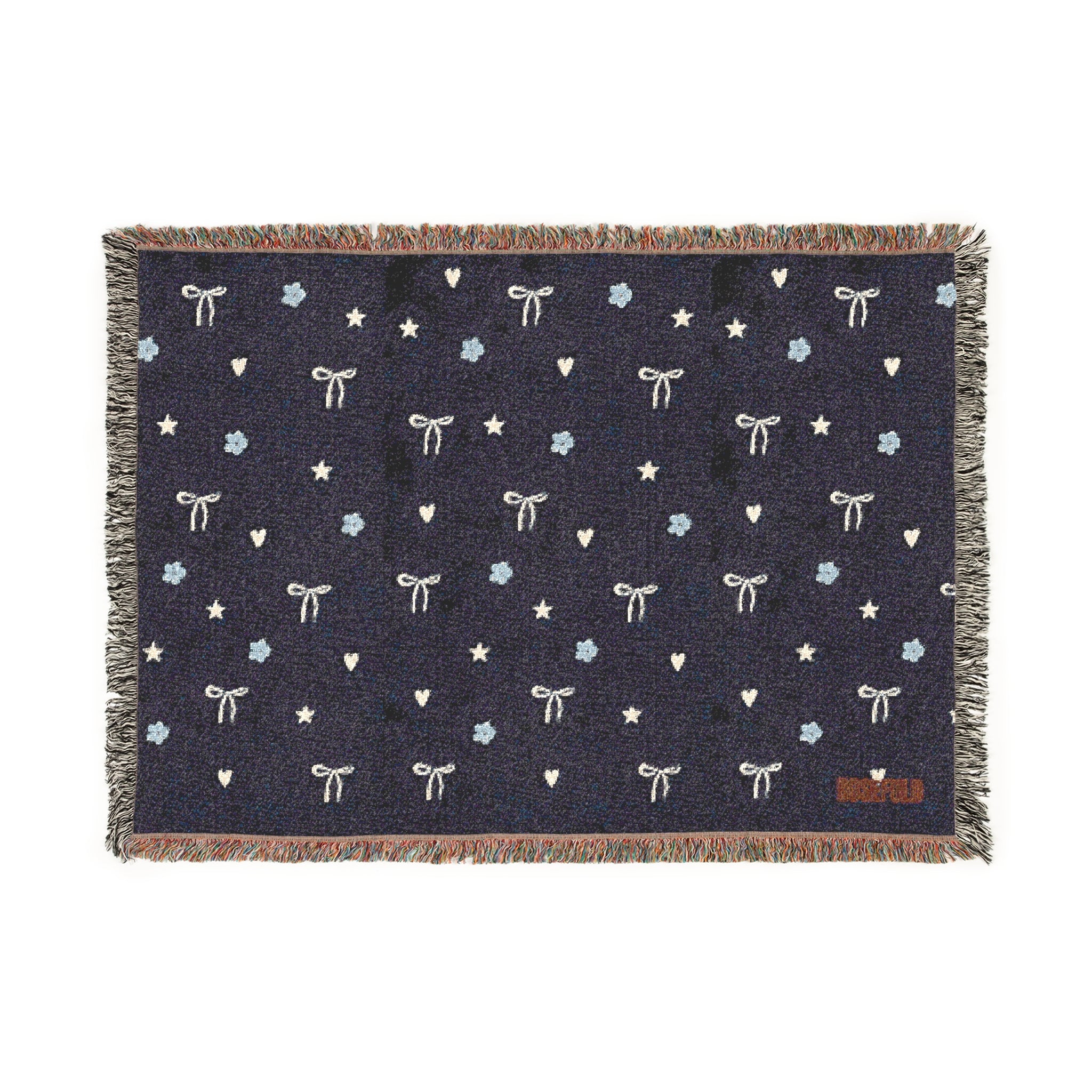 ROSEFOLD Woven Throw Blanket