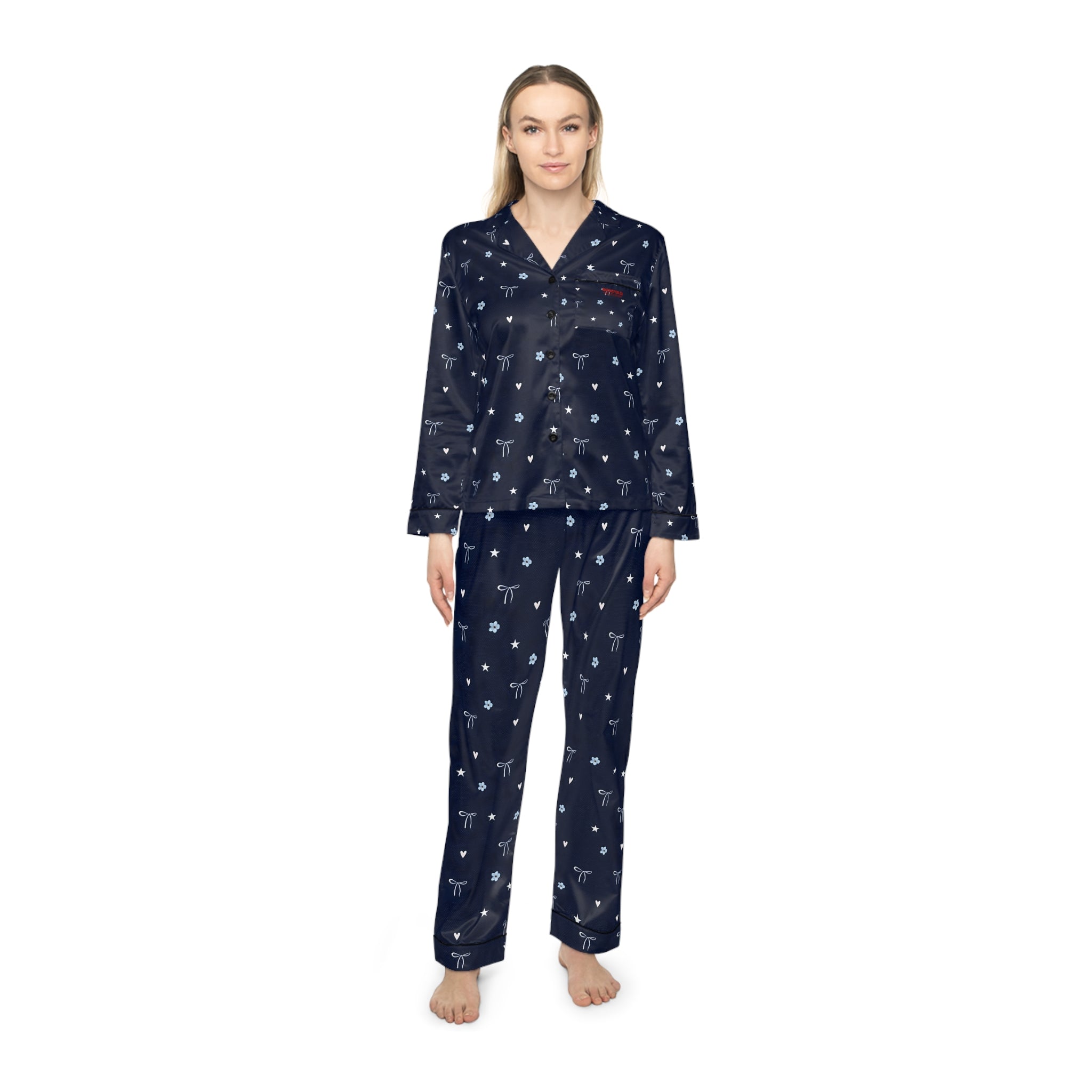 ROSEFOLD Satin Pajamas Set