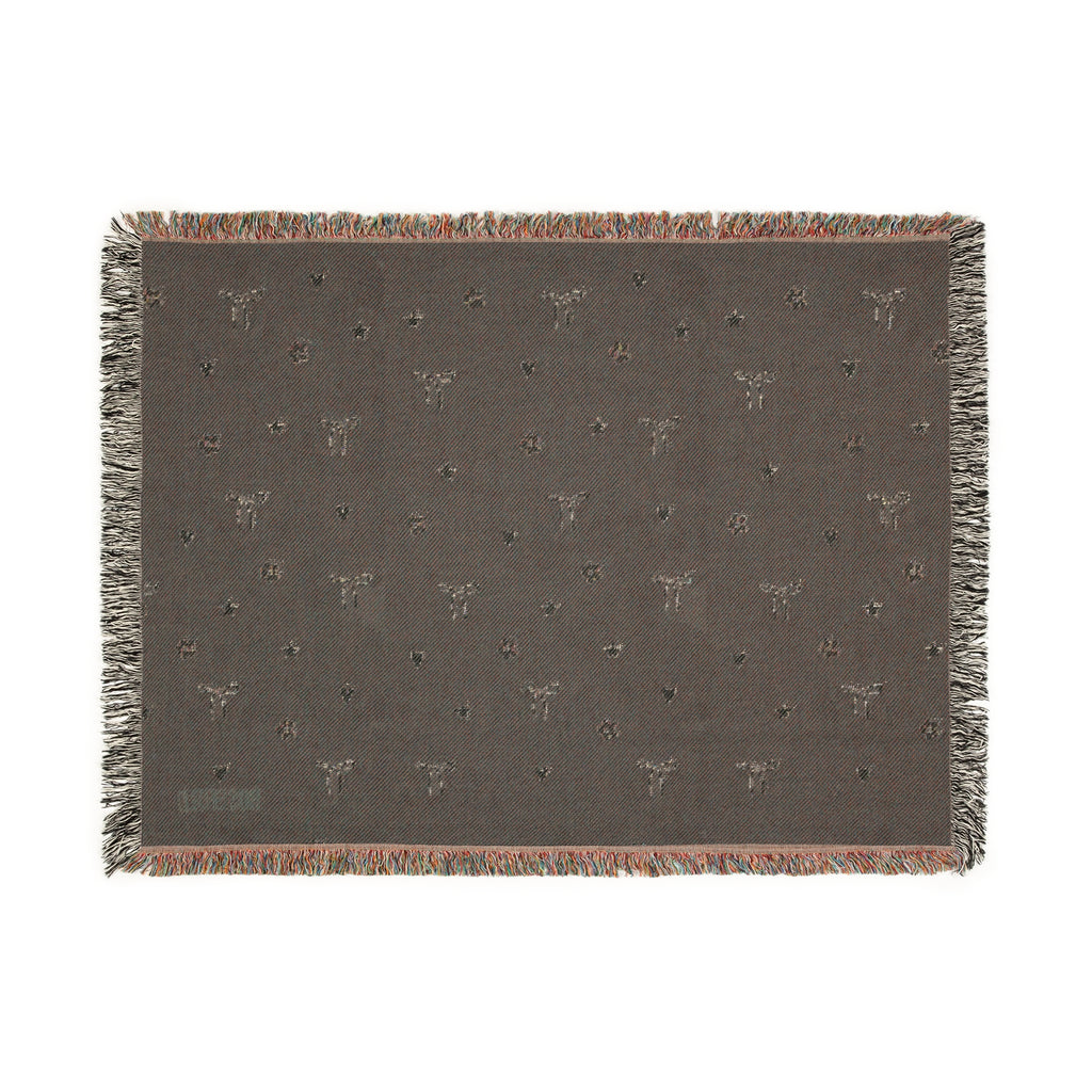 ROSEFOLD Woven Throw Blanket